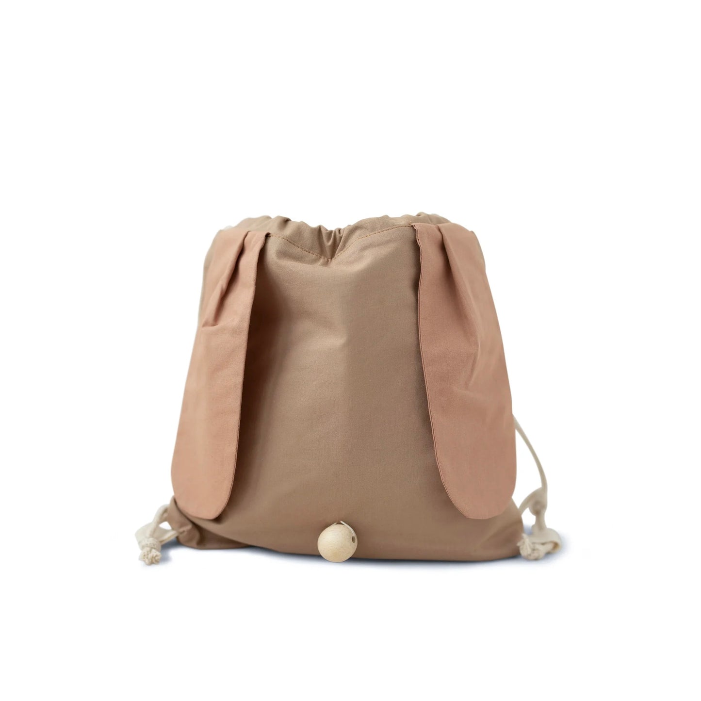 Natural floppy ear bunny rabbit kids backpack