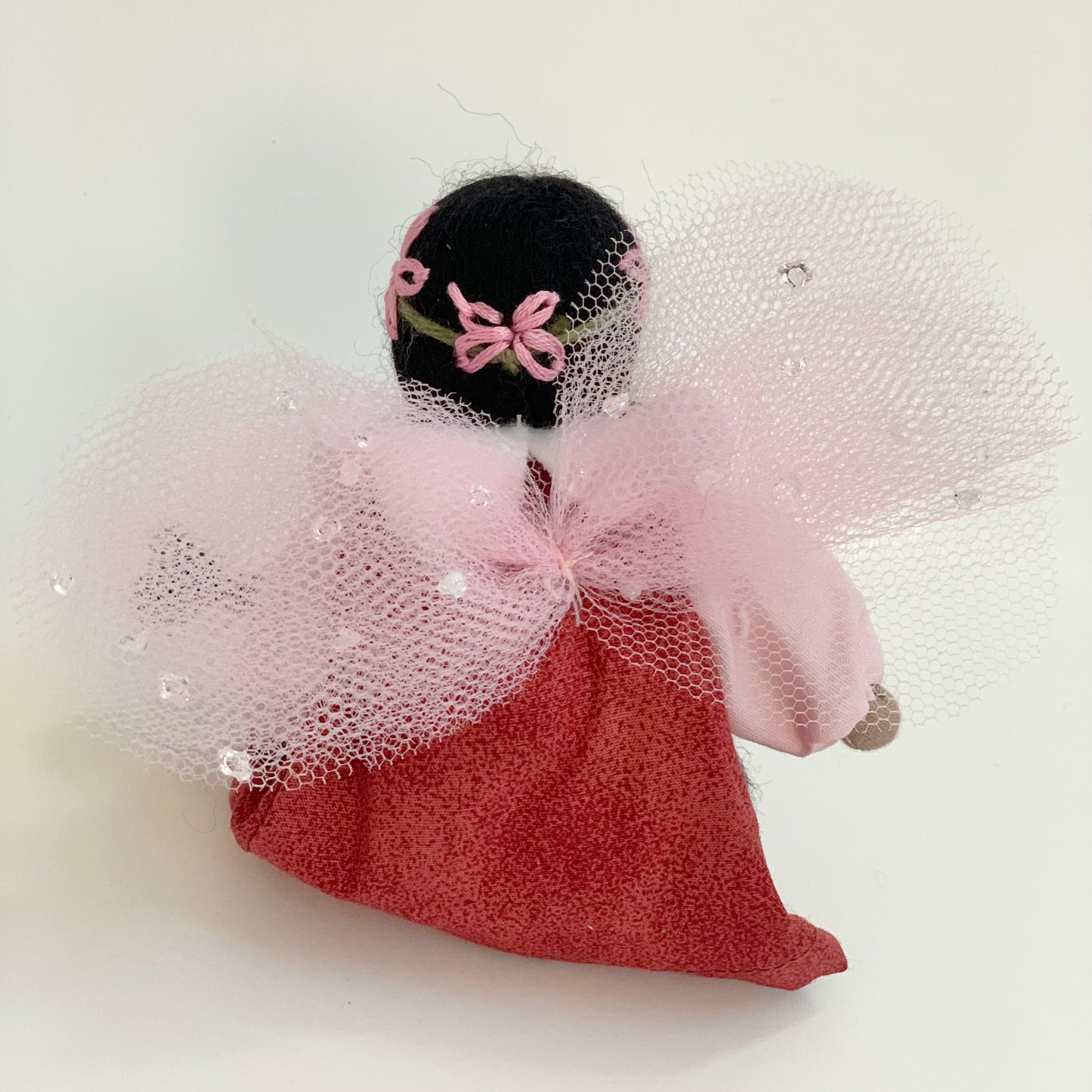 Evi Poseable Scarlet Garden Fairy - 6"