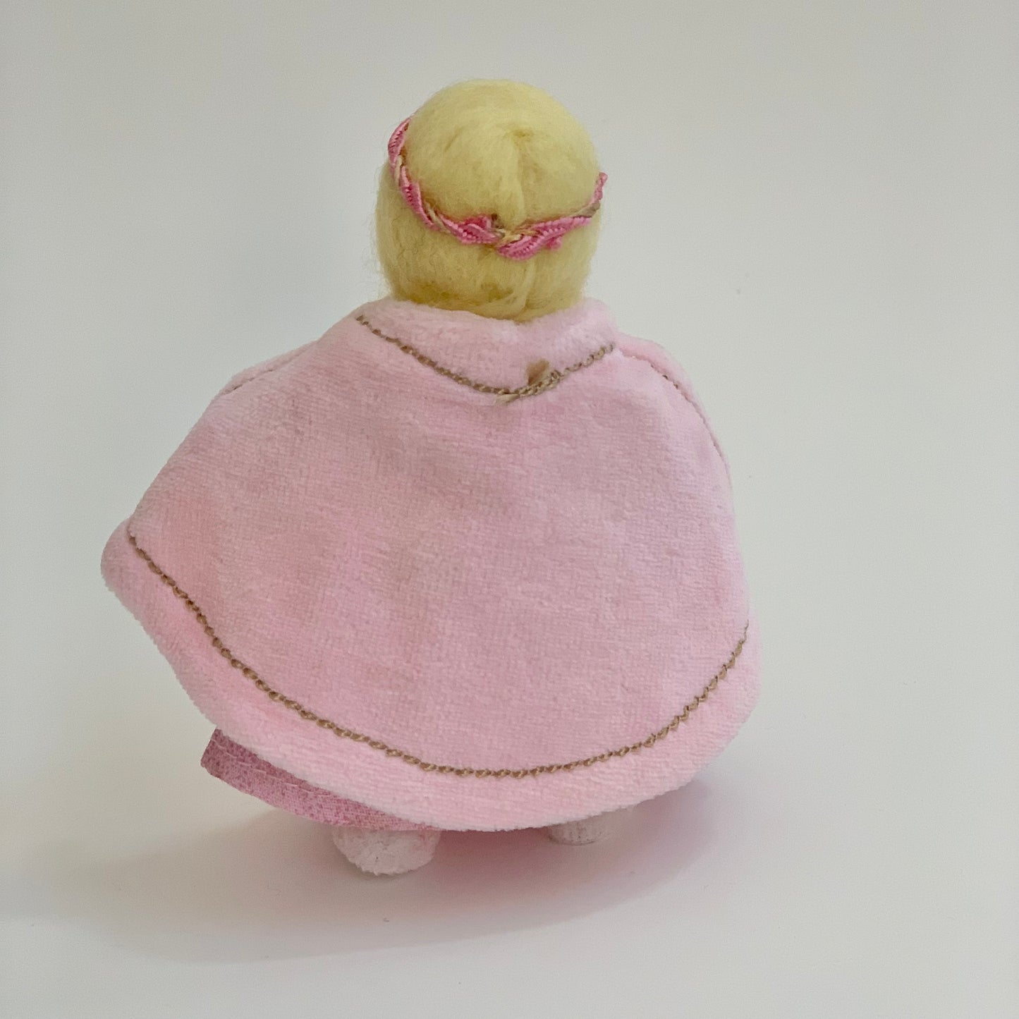 evi handmade princess waldorf doll back
