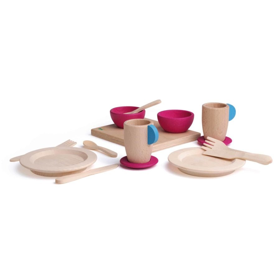 Erzi wooden kitchen dishes toys