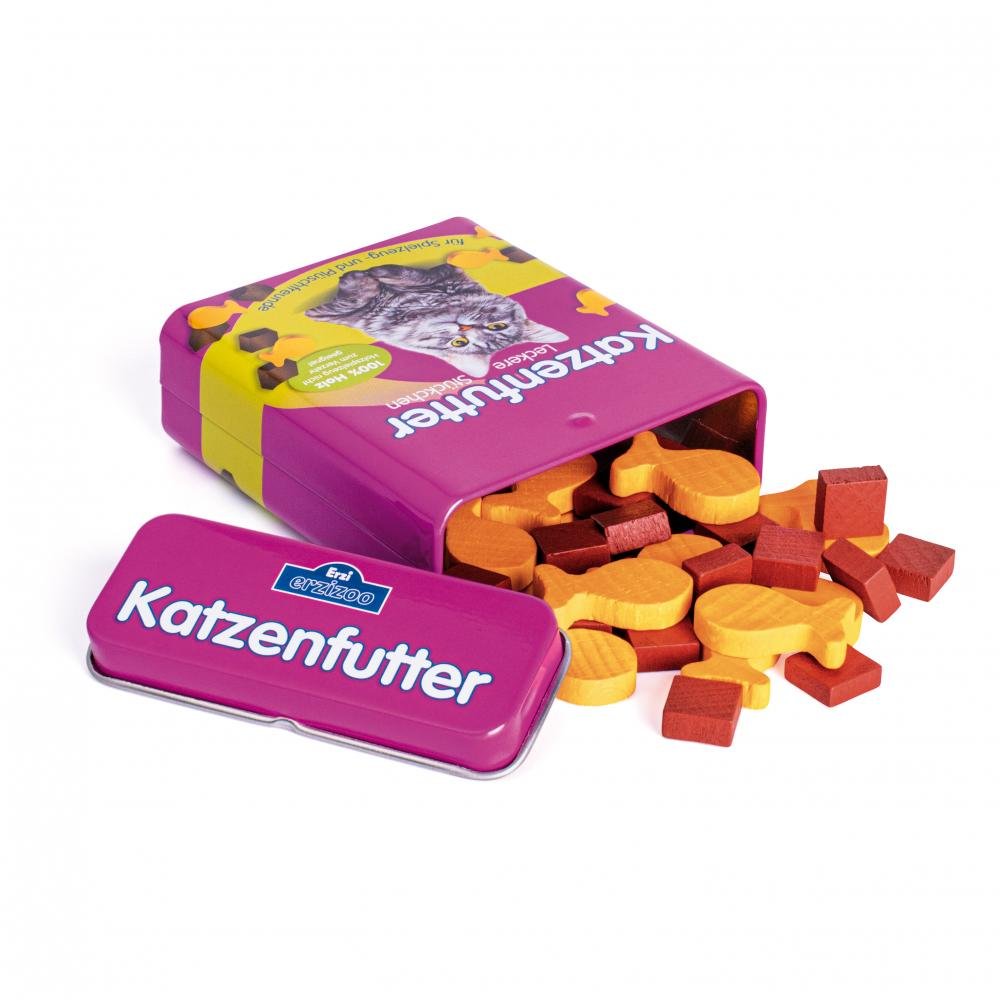 Erzi tin of pretend cat food
