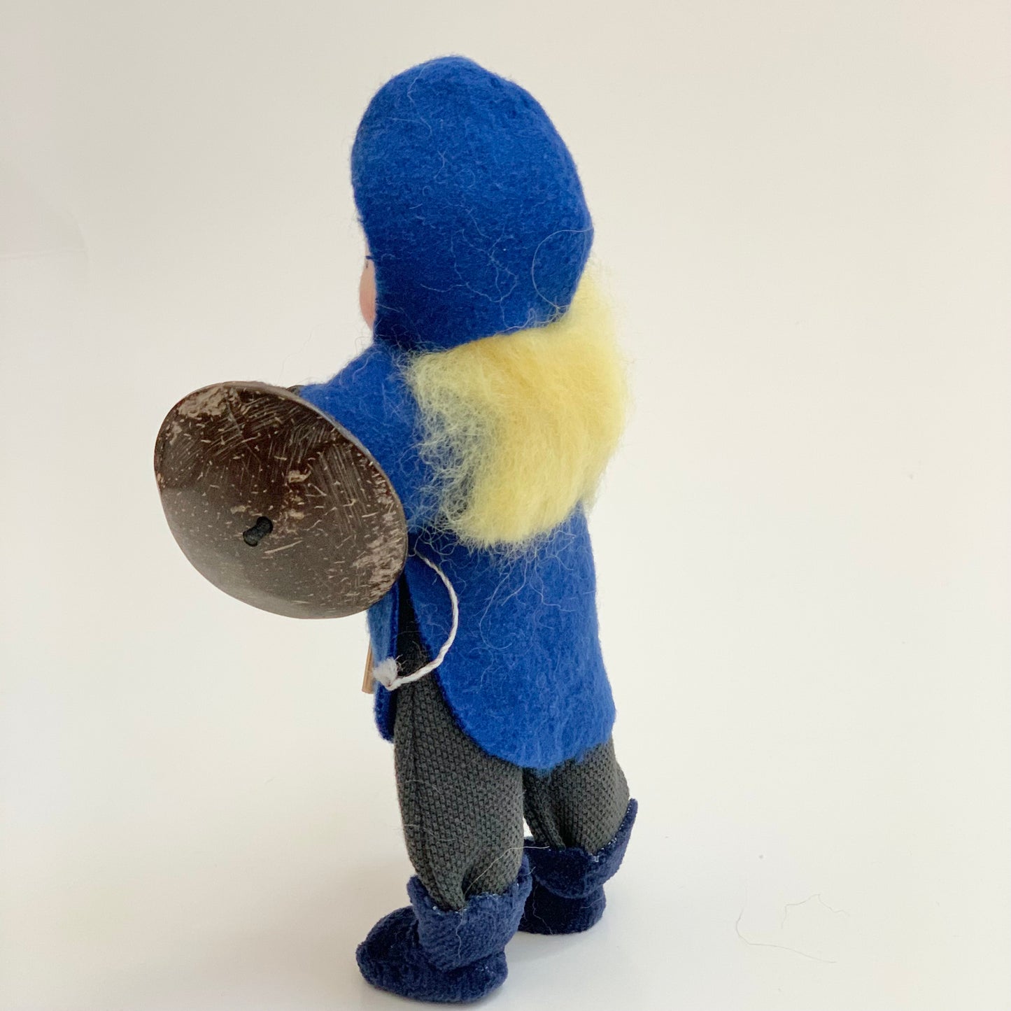 back of evi blue knight waldorf small world doll
