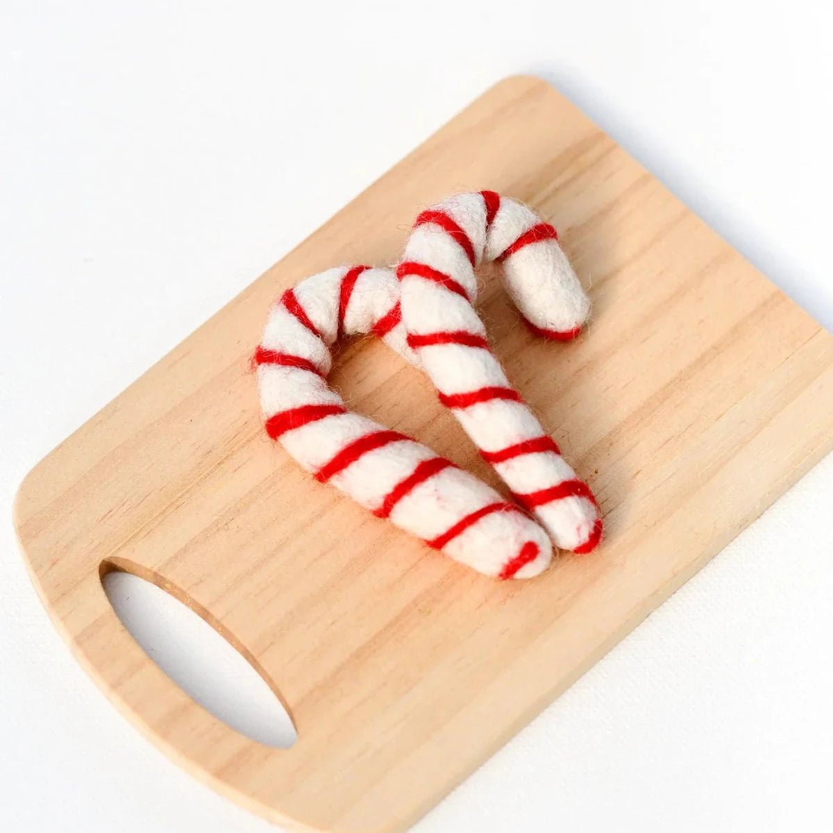 felt play food candy canes