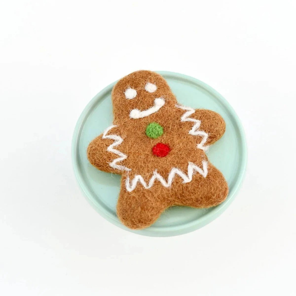 felt gingerbread man cookie toy