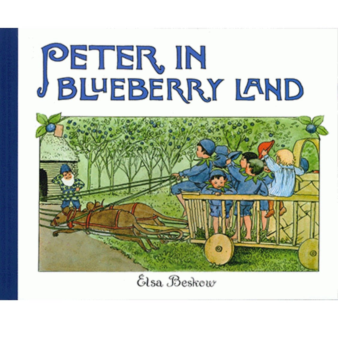 Peter in blueberry land Elsa beskow book