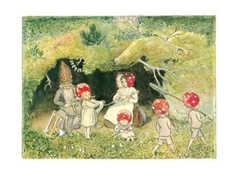 children of the forest elsa beskow illustration