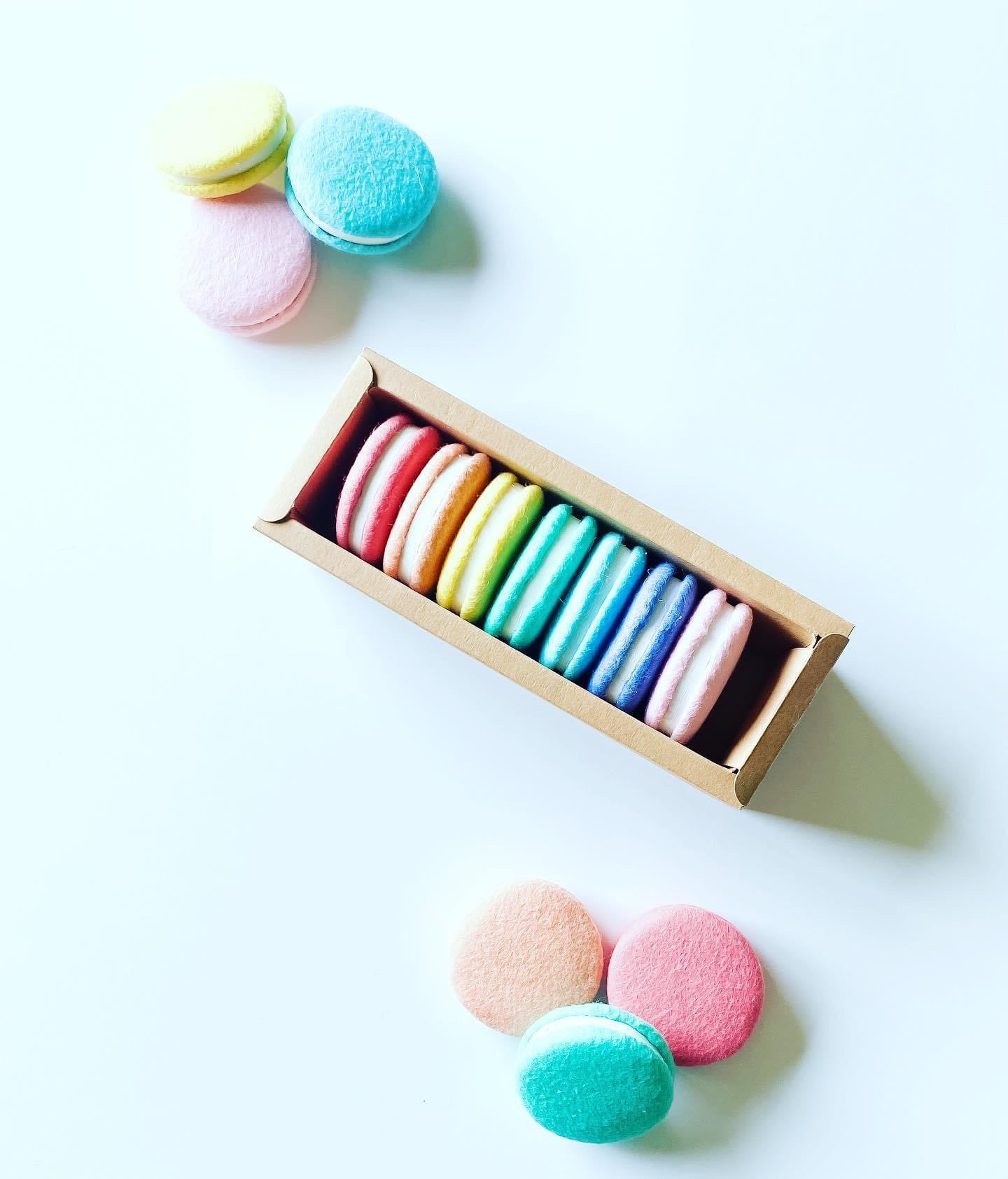 Felt Macarons Handmade in USA