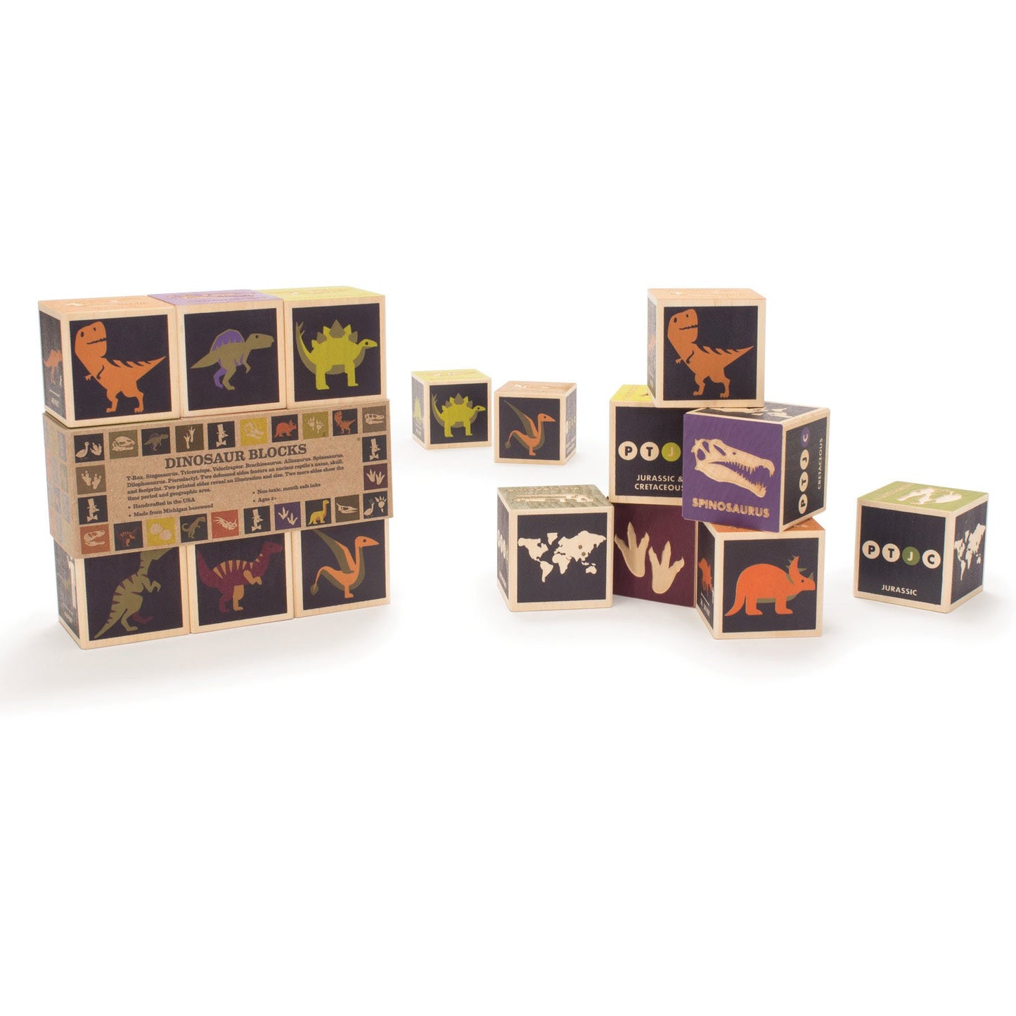 uncle goose wood toy dino blocks