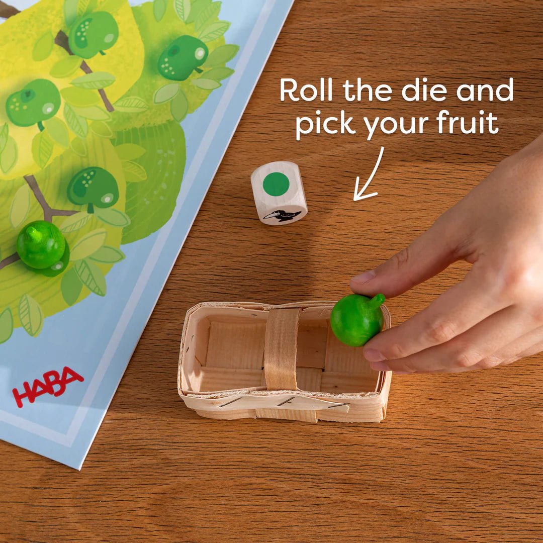 Haba orchard game basket and fruit