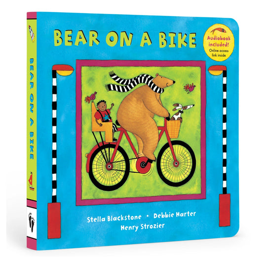 barefoot books bear on a bike baby and toddler board book