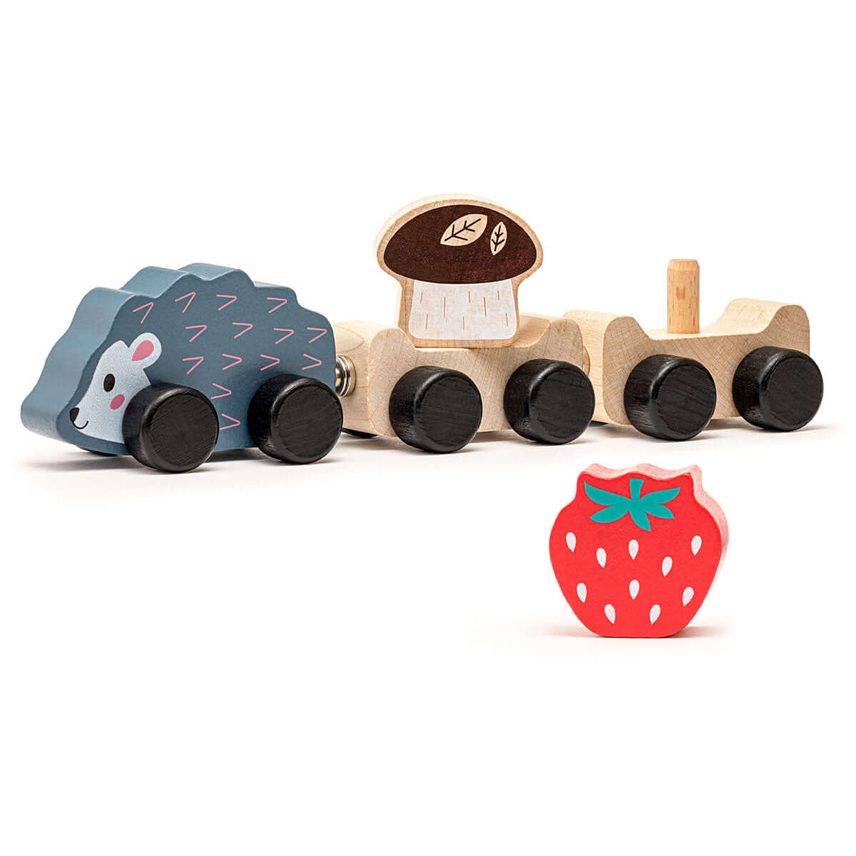 eco-friendly hedgehog toy train made in ukraine