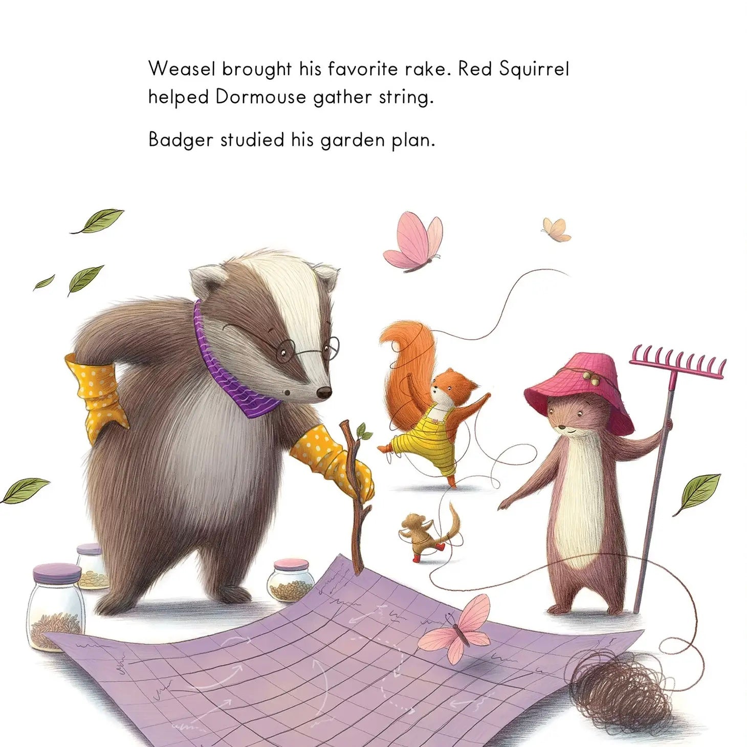 badgers perfect garden childrens book 2