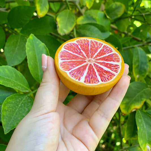 erzi wooden toy grapefruit