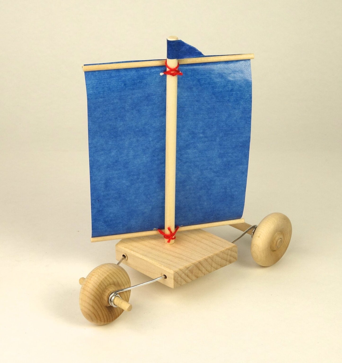 pied piper natural wooden wind car craft kit for kids