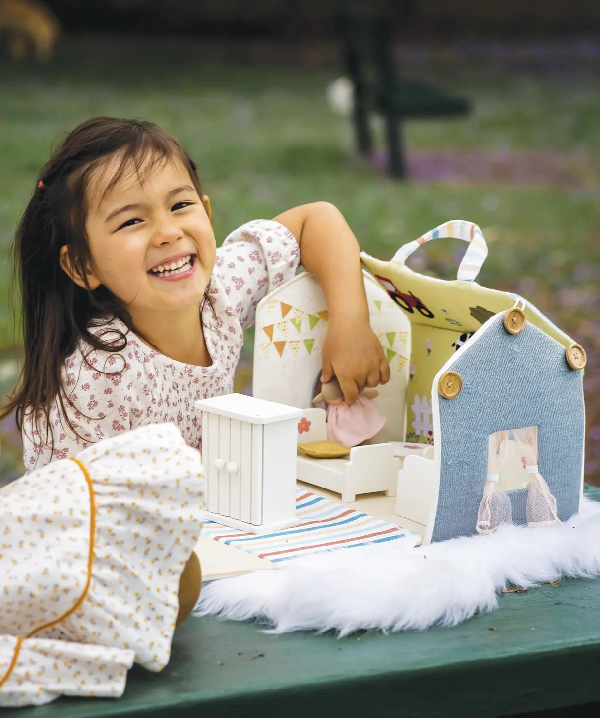 handmade doll house play set 2