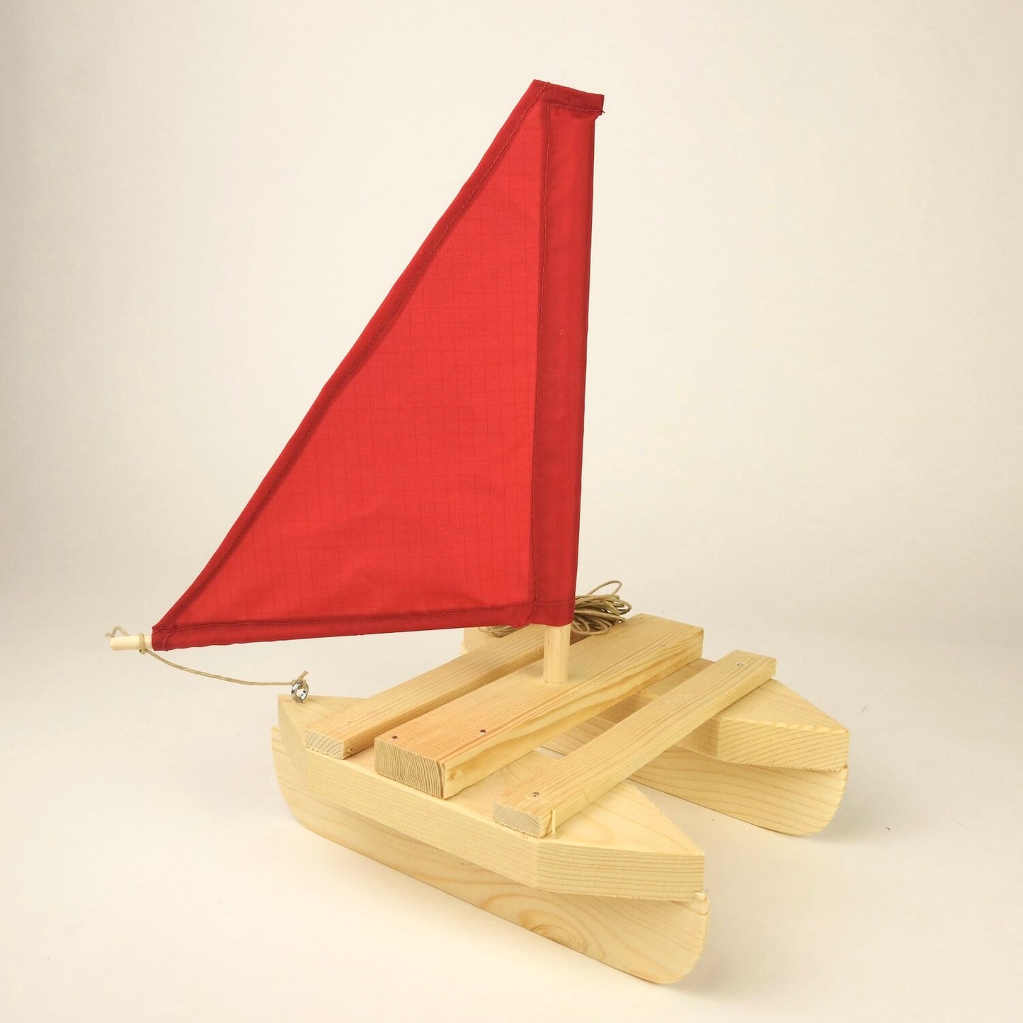 pied piper wooden sailboat kids craft kit