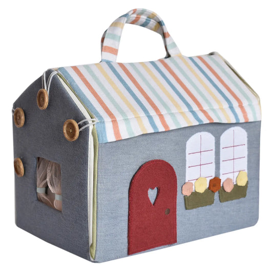 handmade doll house play set 3