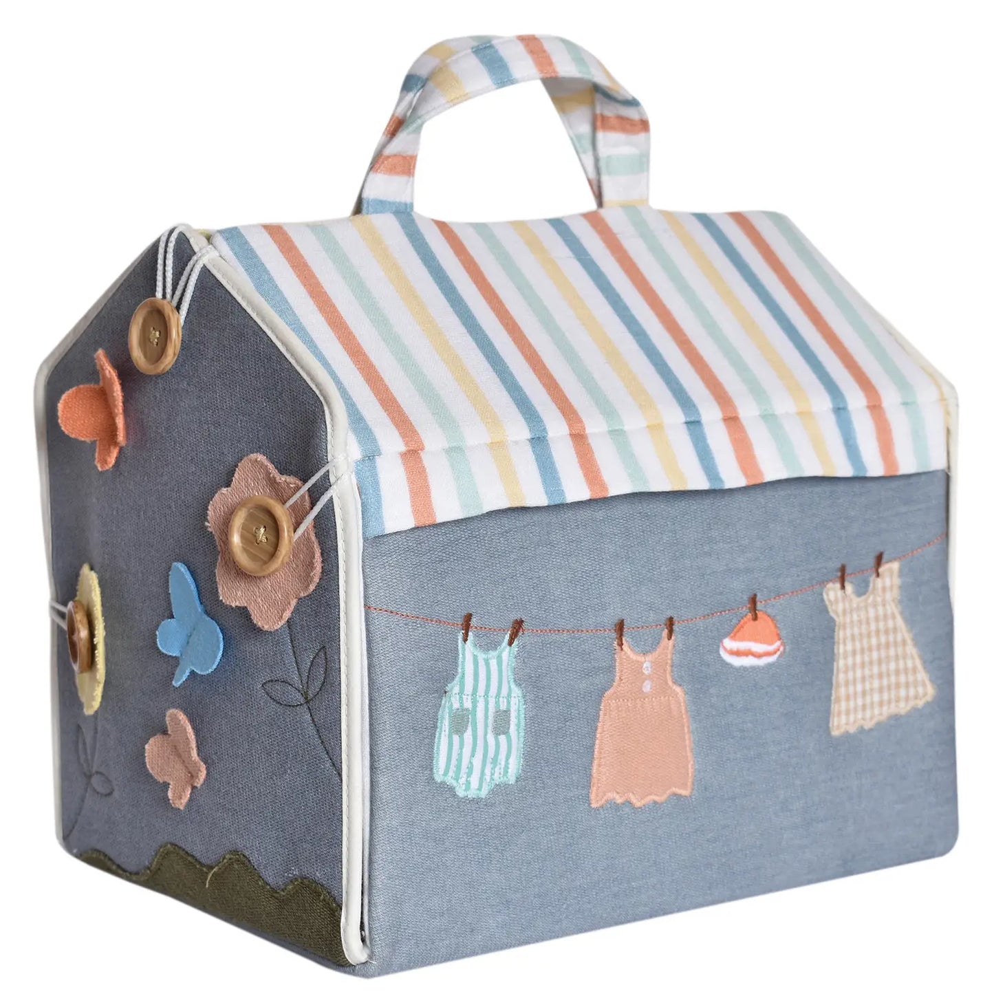 handmade doll house play set 4