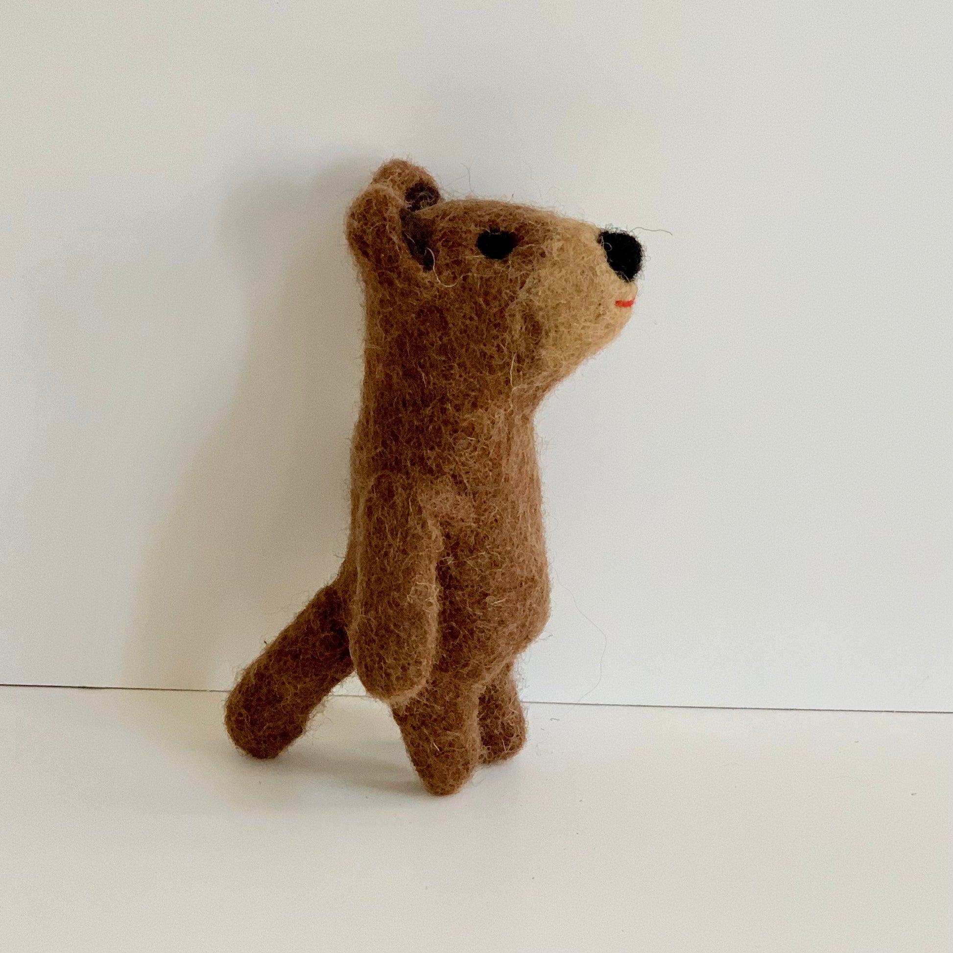 fair trade finger puppet bear