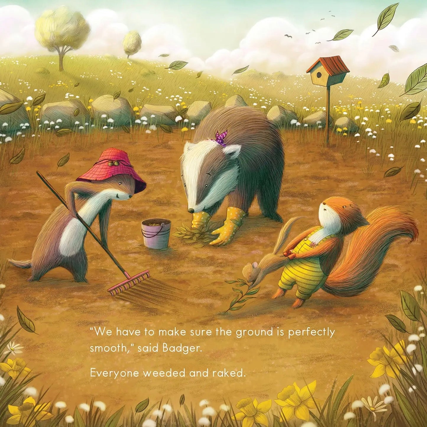 badgers perfect garden childrens book 3