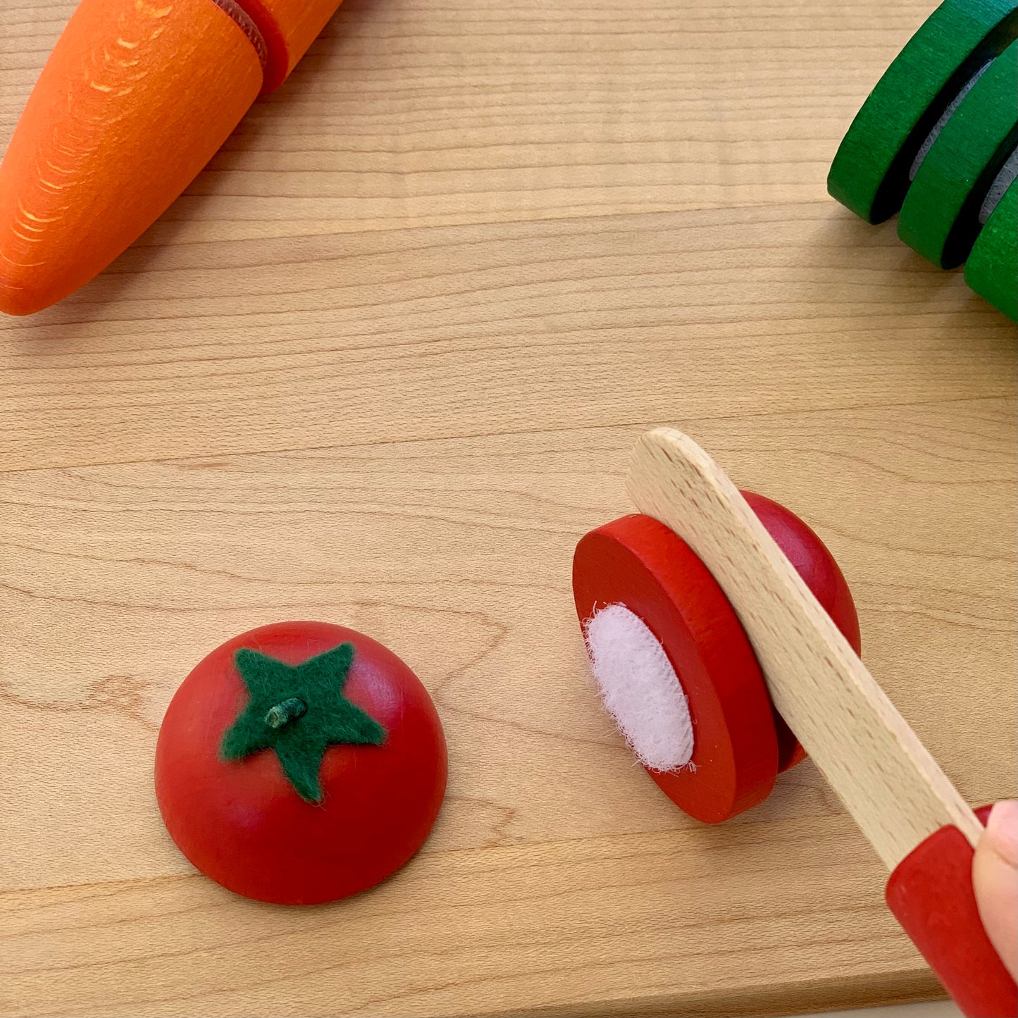 erzi wooden montessori slicing knife