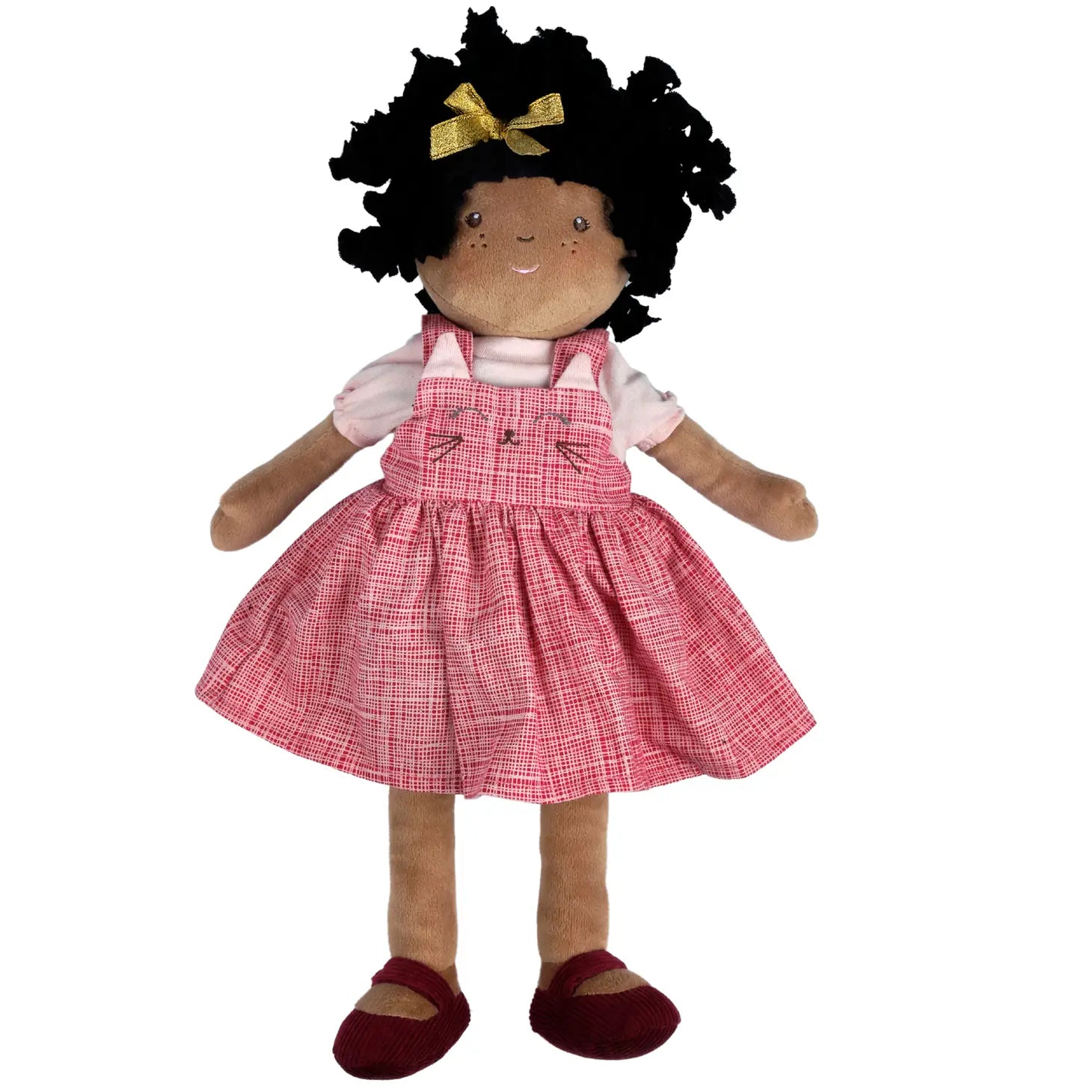 handmade african american black waldorf doll 2