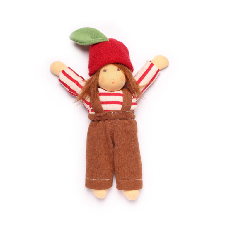 nanchen organic apple child anna waldorf doll