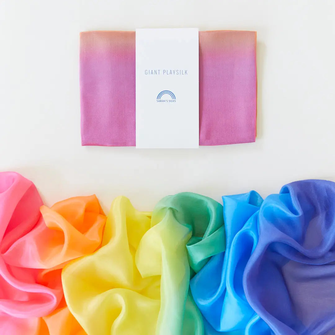 Sarah's Silks Giant Rainbow Playsilk