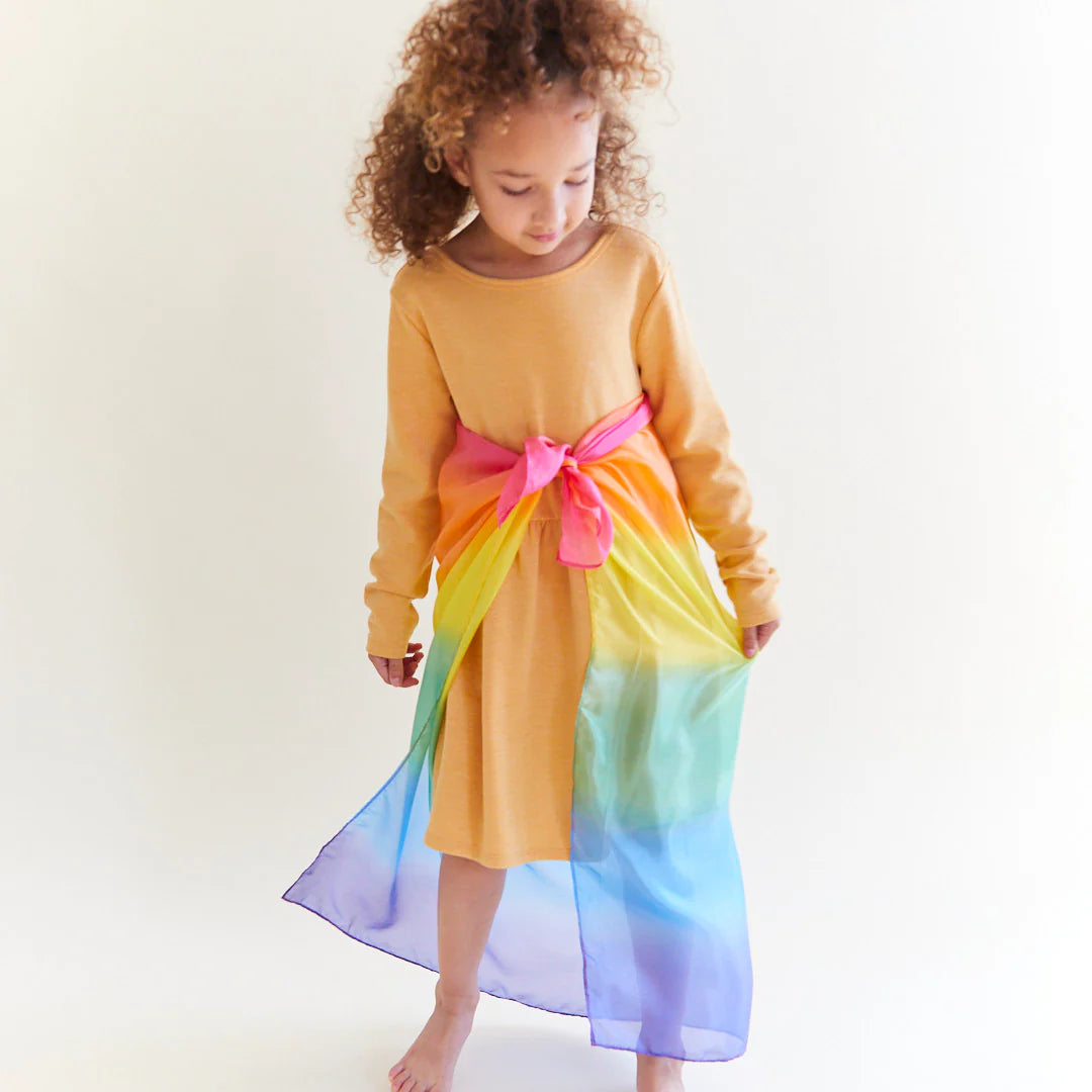 sarah's silks rainbow playsilk skirt