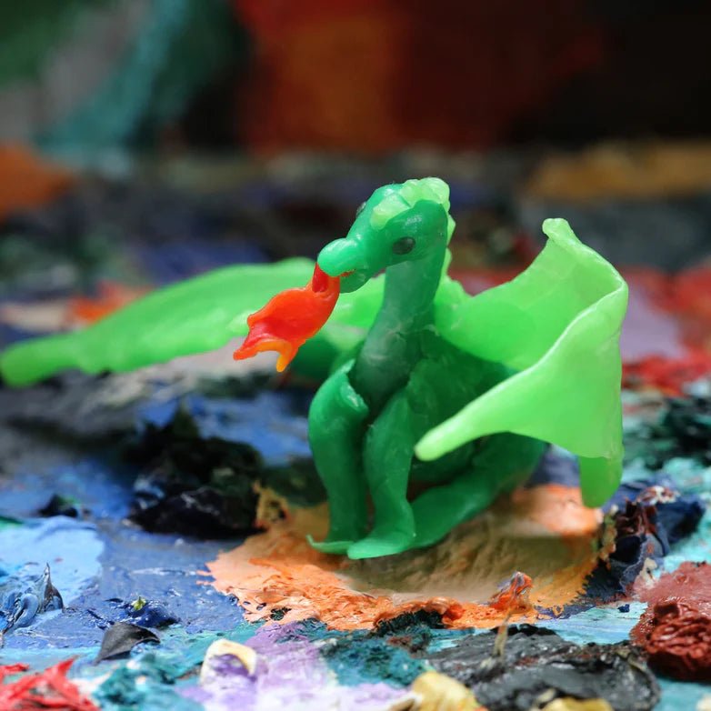 stockmar modelling beeswax dragon sculpture
