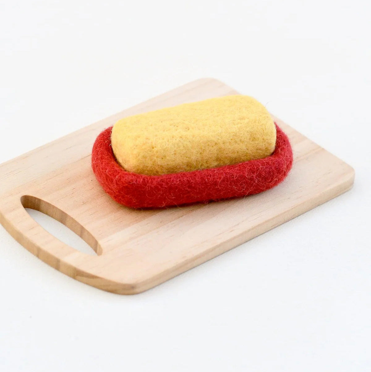 felt butter on a dish play food