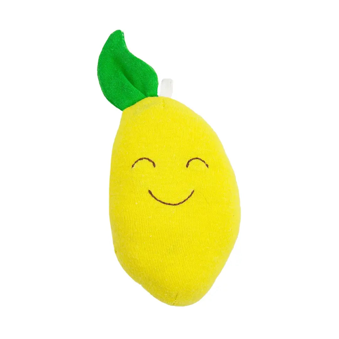 Under the Nile organic plush lemon play food baby toy