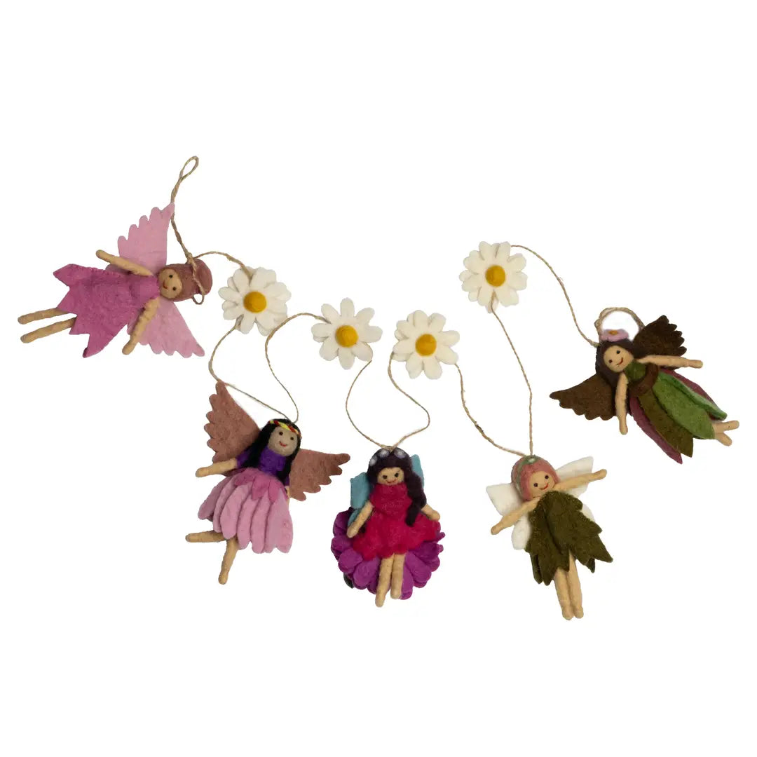 Handmade Felt Fairy Garland