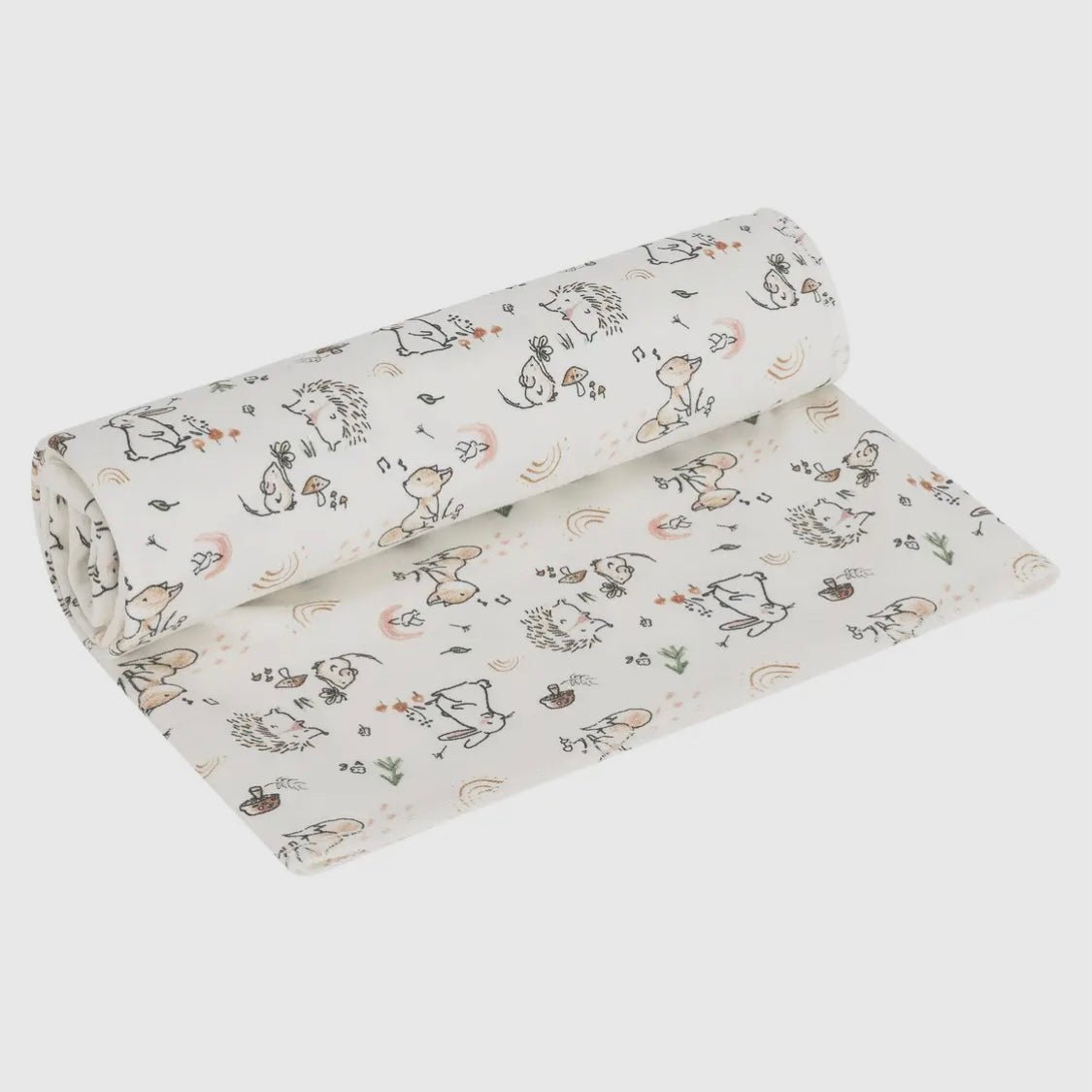 Organic woodland babies blanket