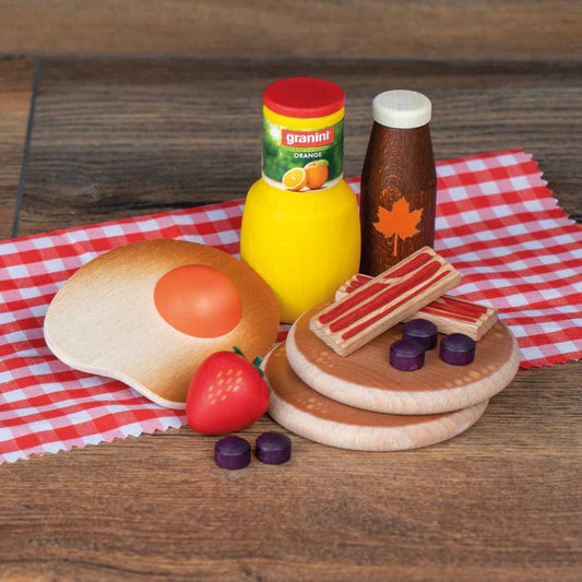 Erzi play food toys American breakfast