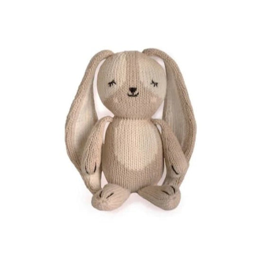 red & olive handmade bunny rabbit doll