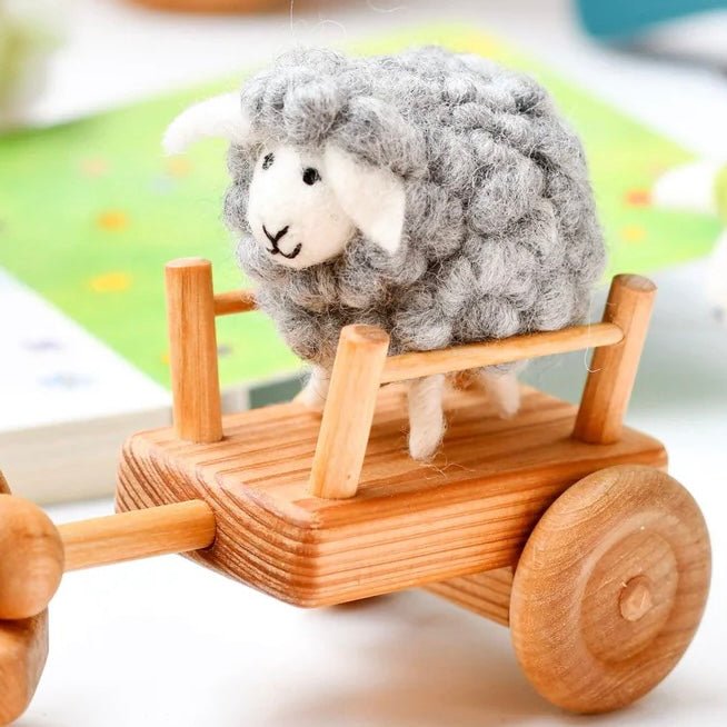 felt sheep farm animal toy