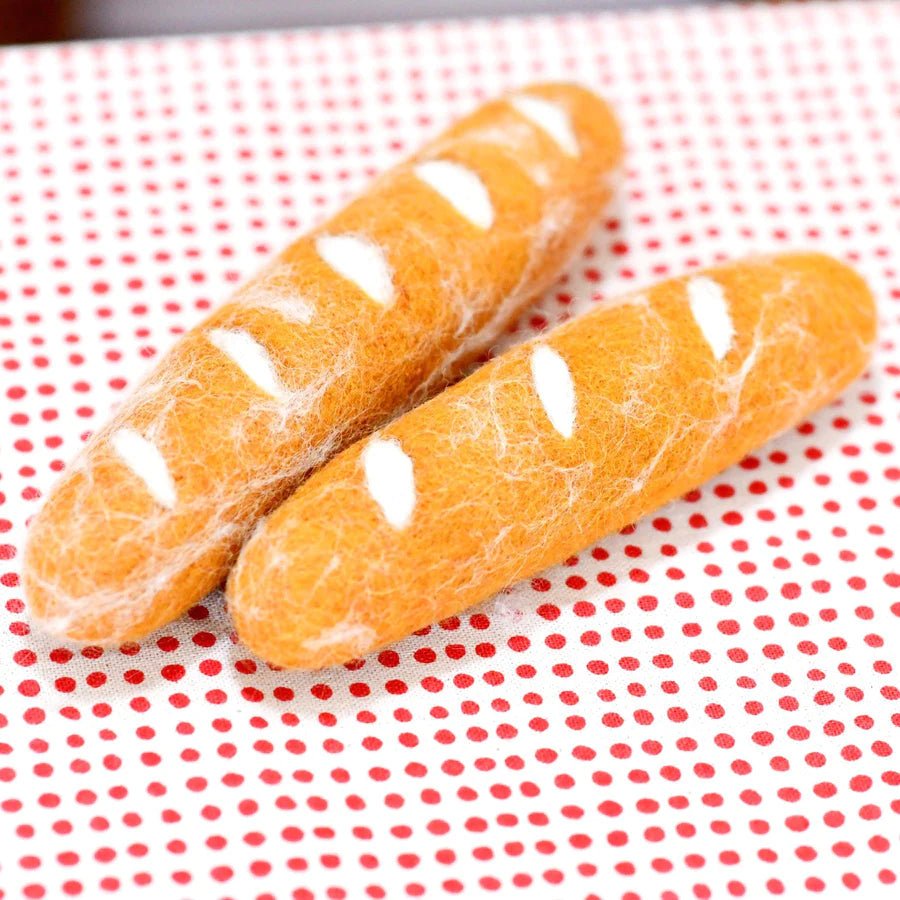 waldorf felt play food baguettes