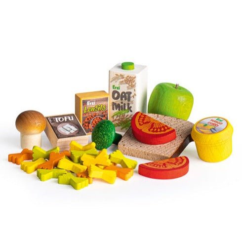 erzi wooden vegan vegetarian play food