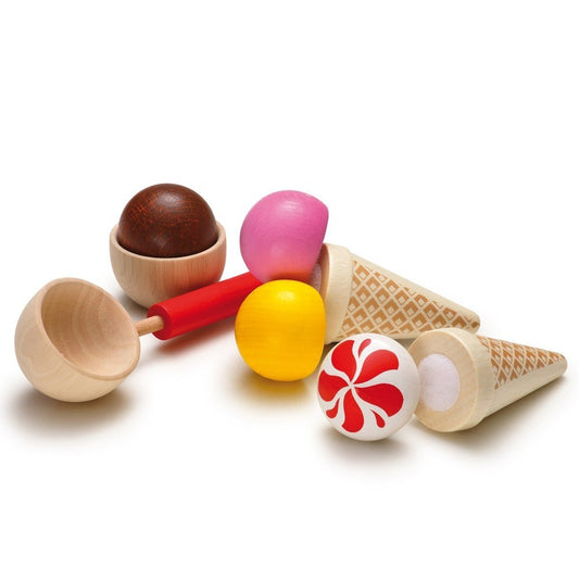 erzi wooden play food ice cream party