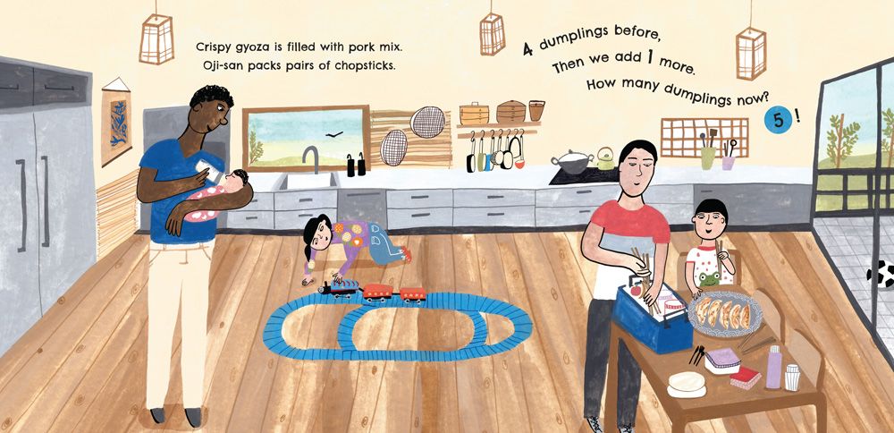dumpling day inclusive book illustration
