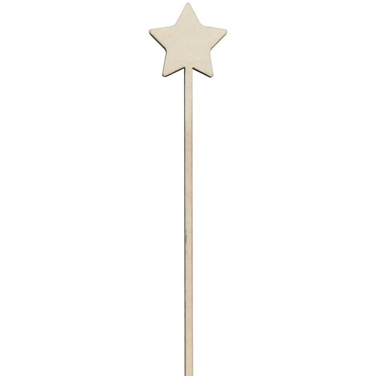 Unfinished Wooden Magic Wand to Decorate Made in USA