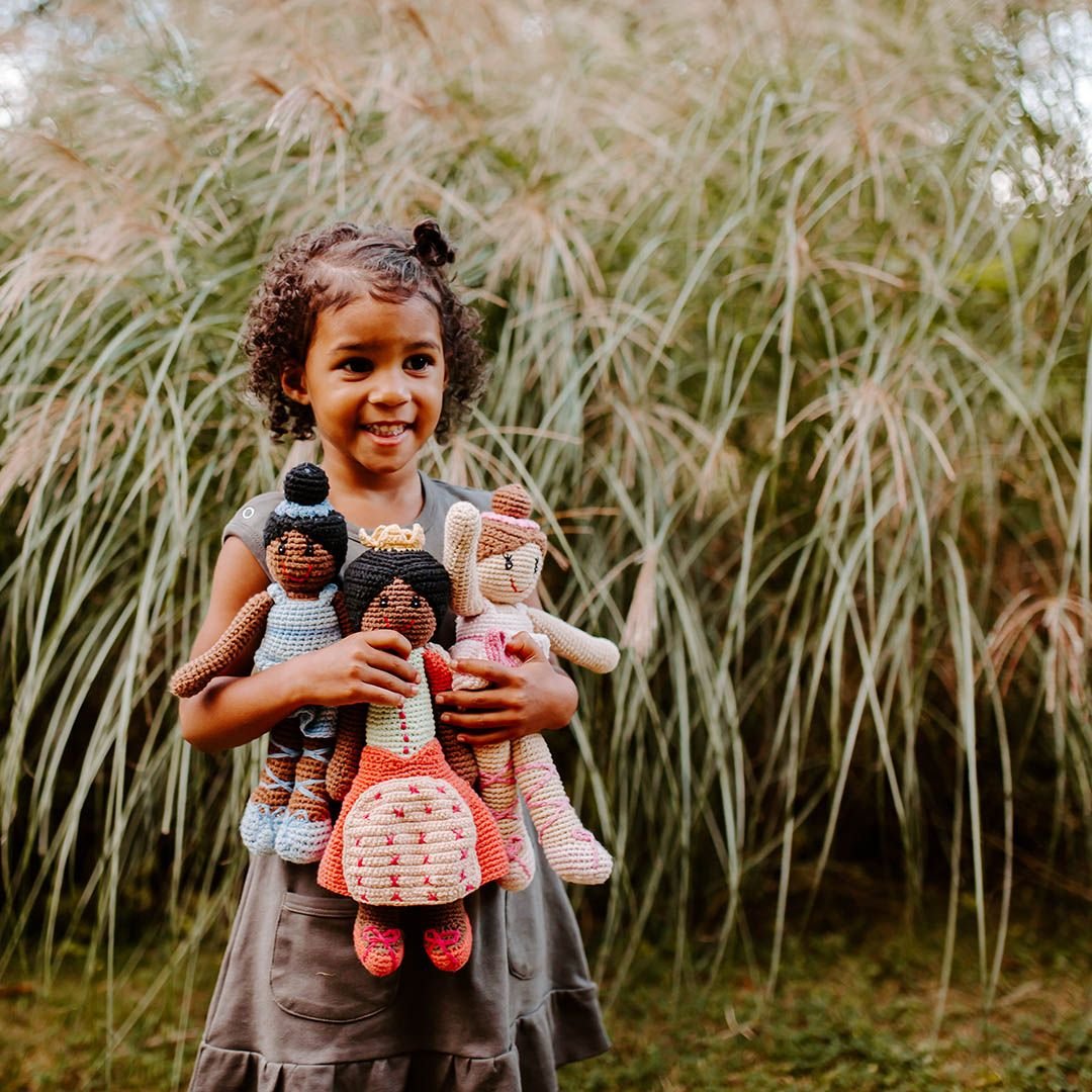 handmade crochet  ballerina doll 4