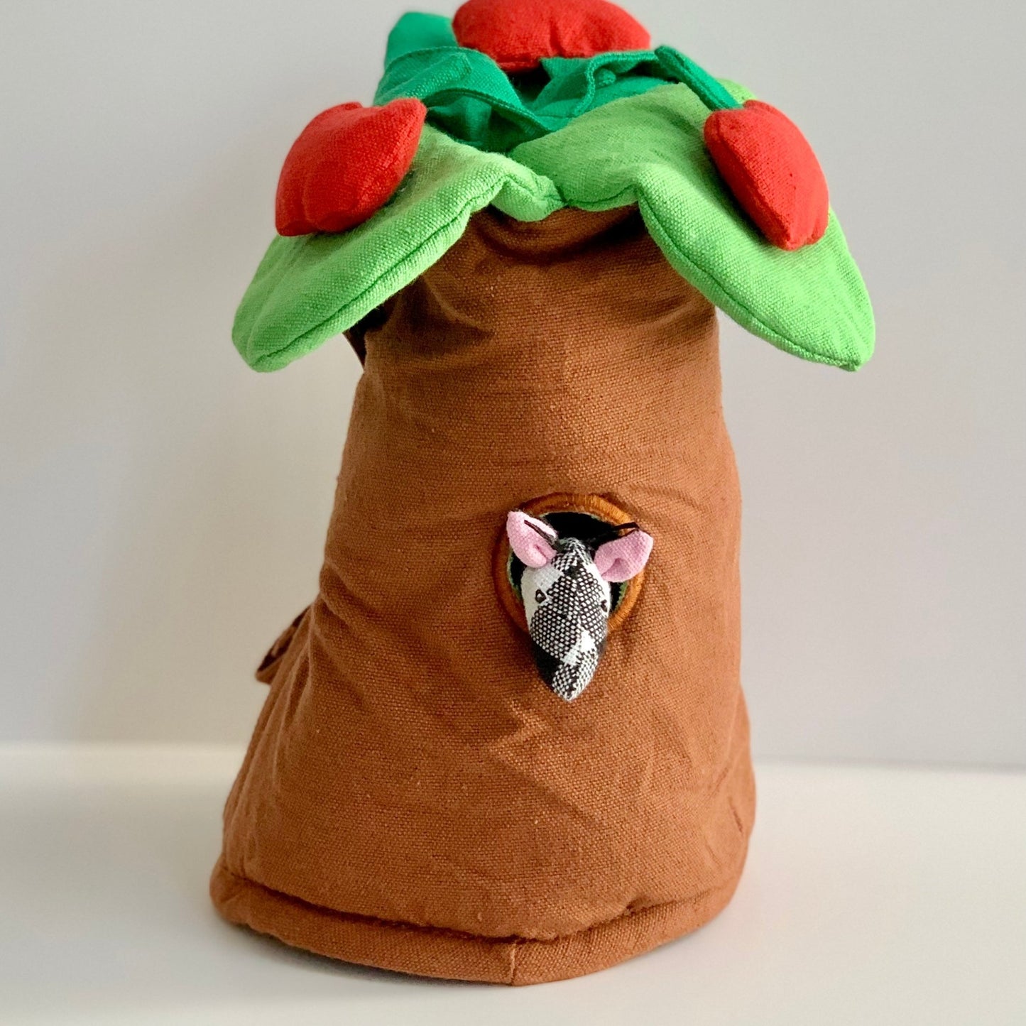 handmade farm animal treehouse play set