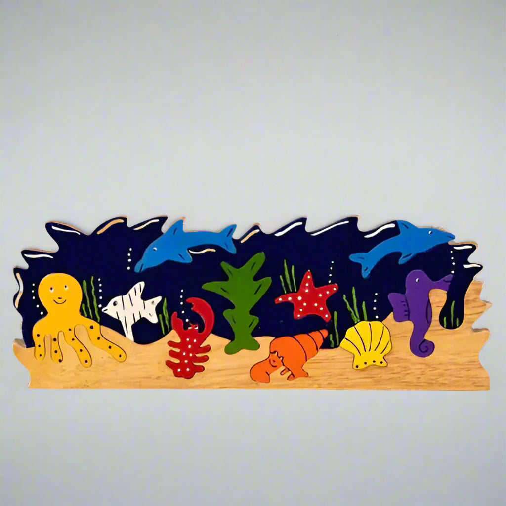 wooden sea life puzzle
