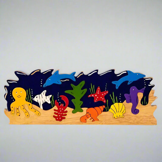 wooden sea life puzzle