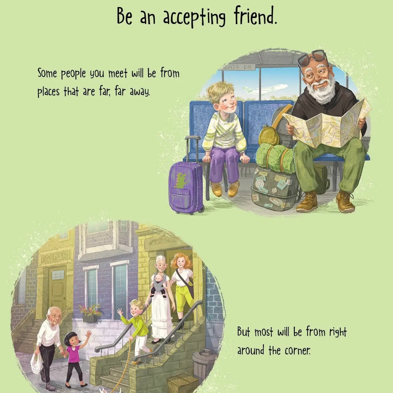 a friend like you children's book illustration