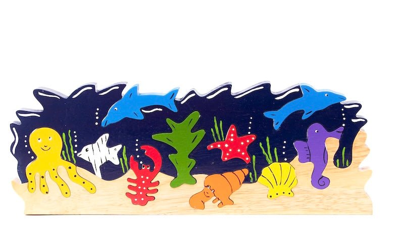 wooden under the sea puzzle