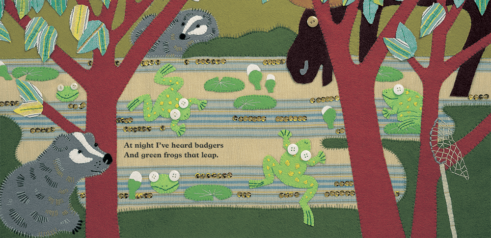 Elusive Moose river illustration childrens book