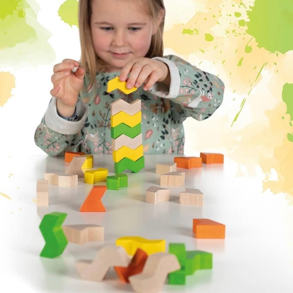 erzii wooden zigzag blocks made in Germany